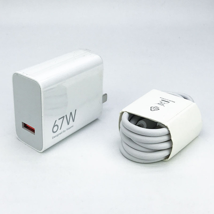 آداپتور ۶۷ وات شیائومی همراه با کابل شارژ (Xiaomi 67W Charger)