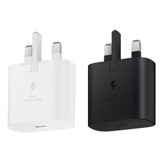 آداپتور شارژ سریع سامسونگ 25 وات اصل - (Samsung 25W Adapter) – NFC ساپورت - رنگ مشکی و سفید